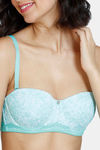 Zivame Mio Amore Padded Wired 3/4Th Coverage Beach Top - Green Print — thumbnail 6